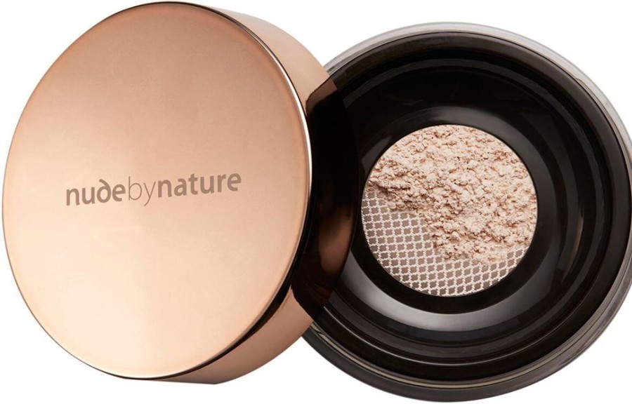 Makeup Nude By Nature Powder | Translucent Loose Finishing Powder