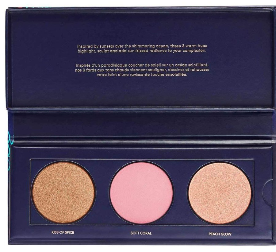 Makeup bareMinerals Highlighter | Ocean Sunset Glow Cheek Palette