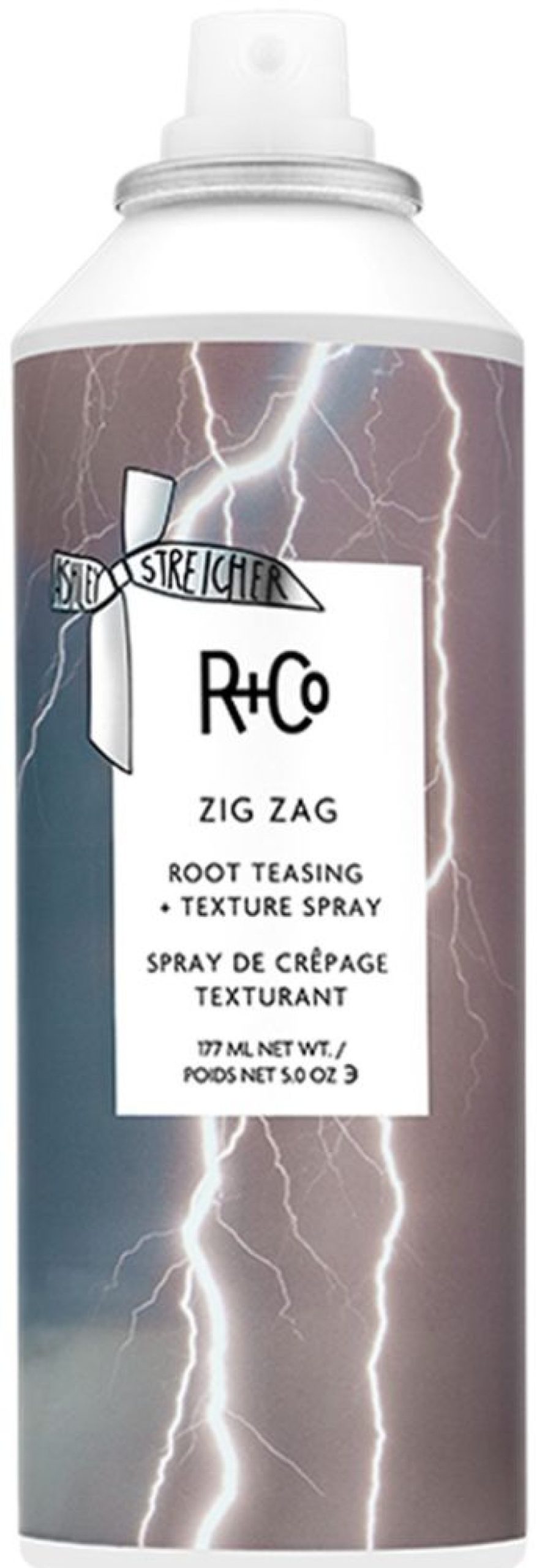 Hair R+Co Hairspray | Zig Zag Root Teasing + Texture Spray