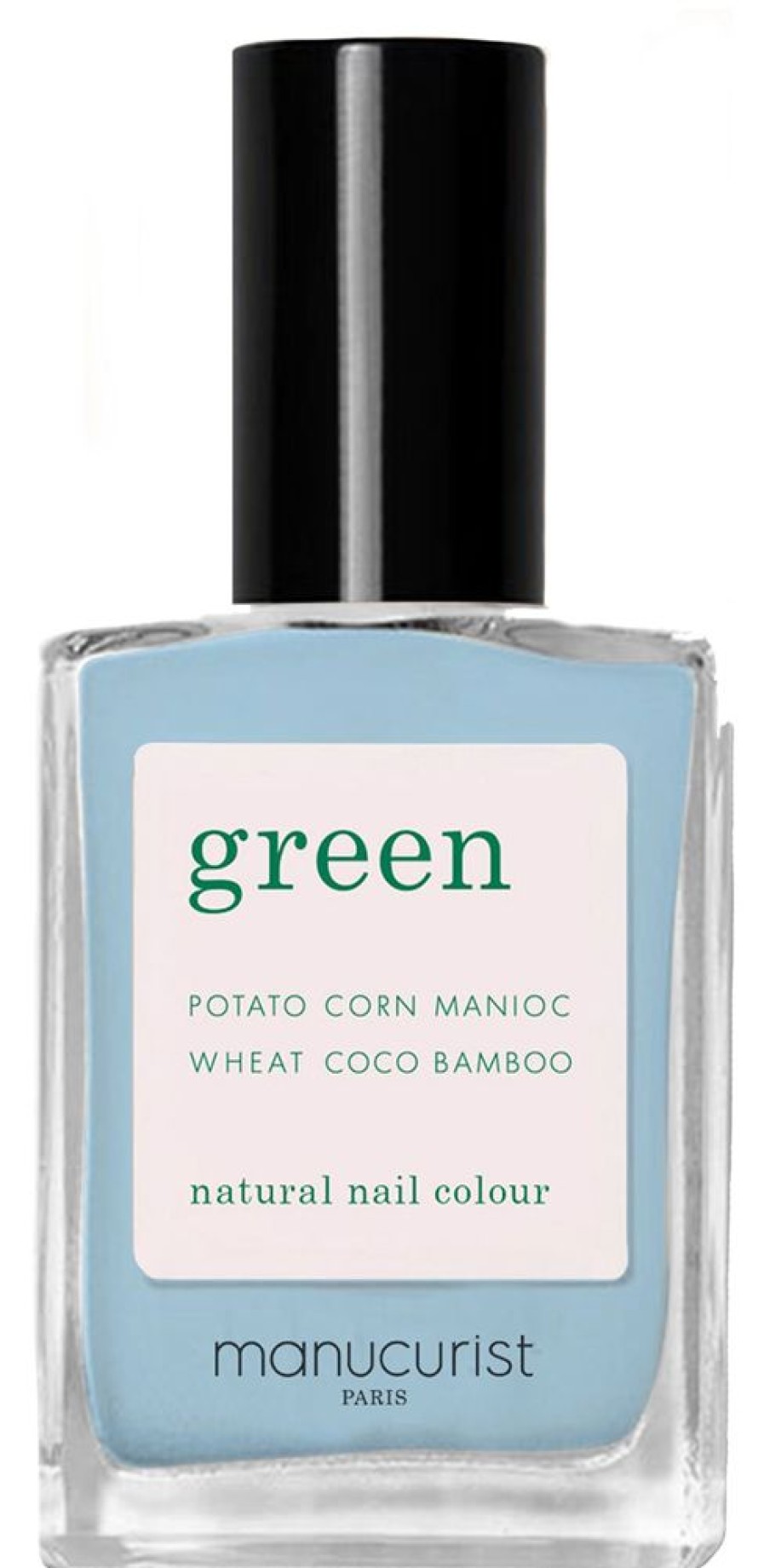 Makeup Manucurist Nail Polish | Green Nail Lacquer Light Blue