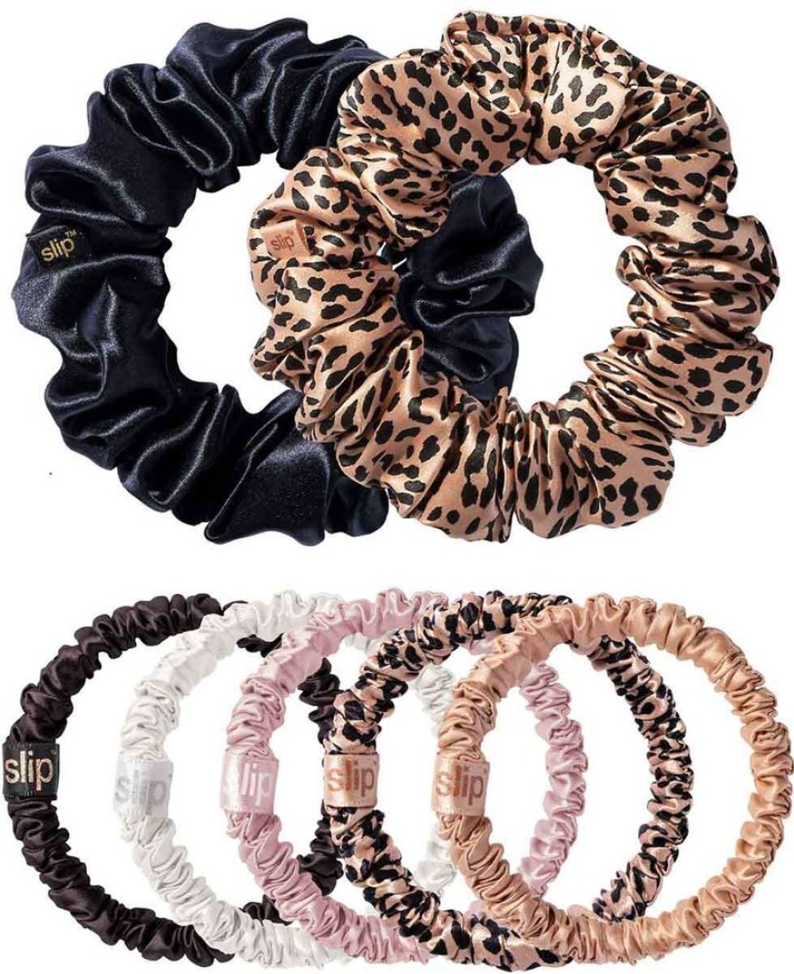 Hair Slip Accessories & Towels | Pure Silk Scrunchies - Pixie Super Set