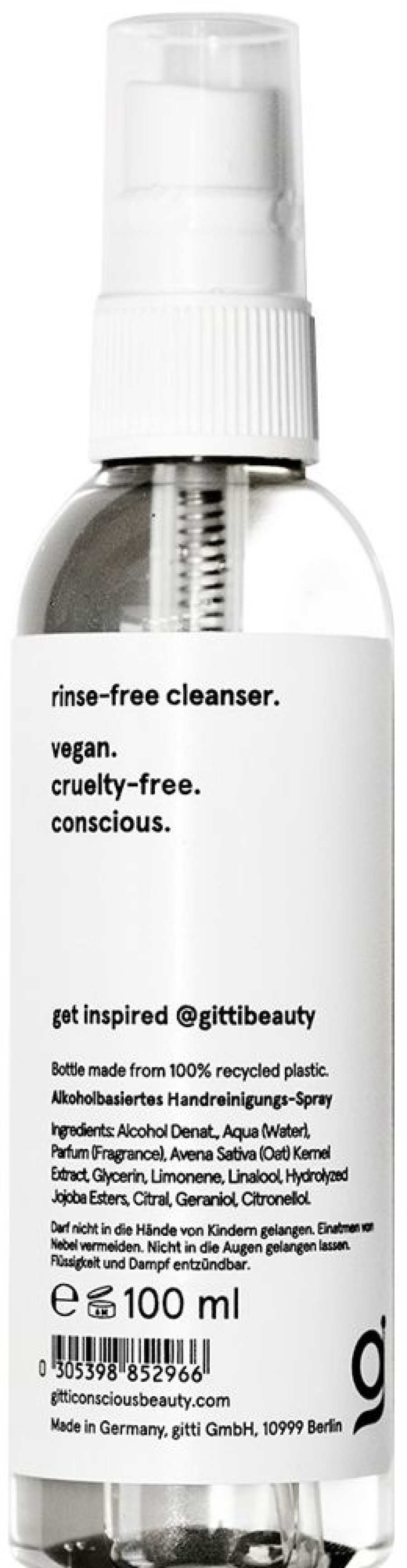 Makeup gitti Nailcare | Rinse-Free Cleanser