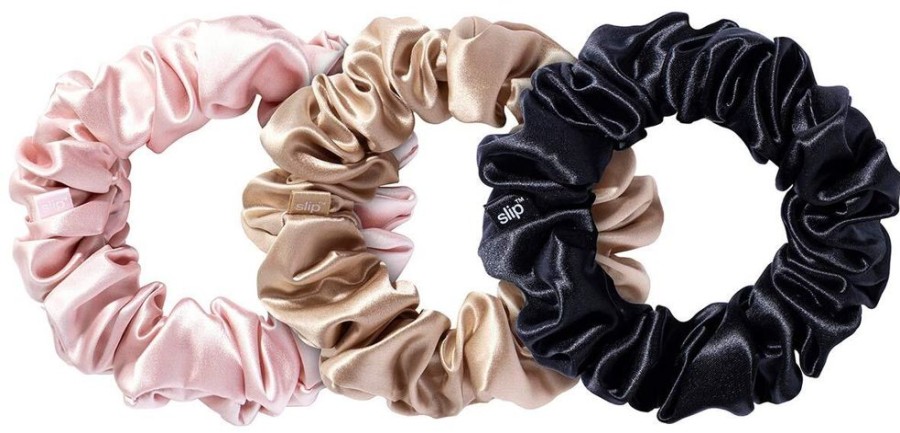 Hair Slip Accessories & Towels | Pure Silk Scrunchies Large