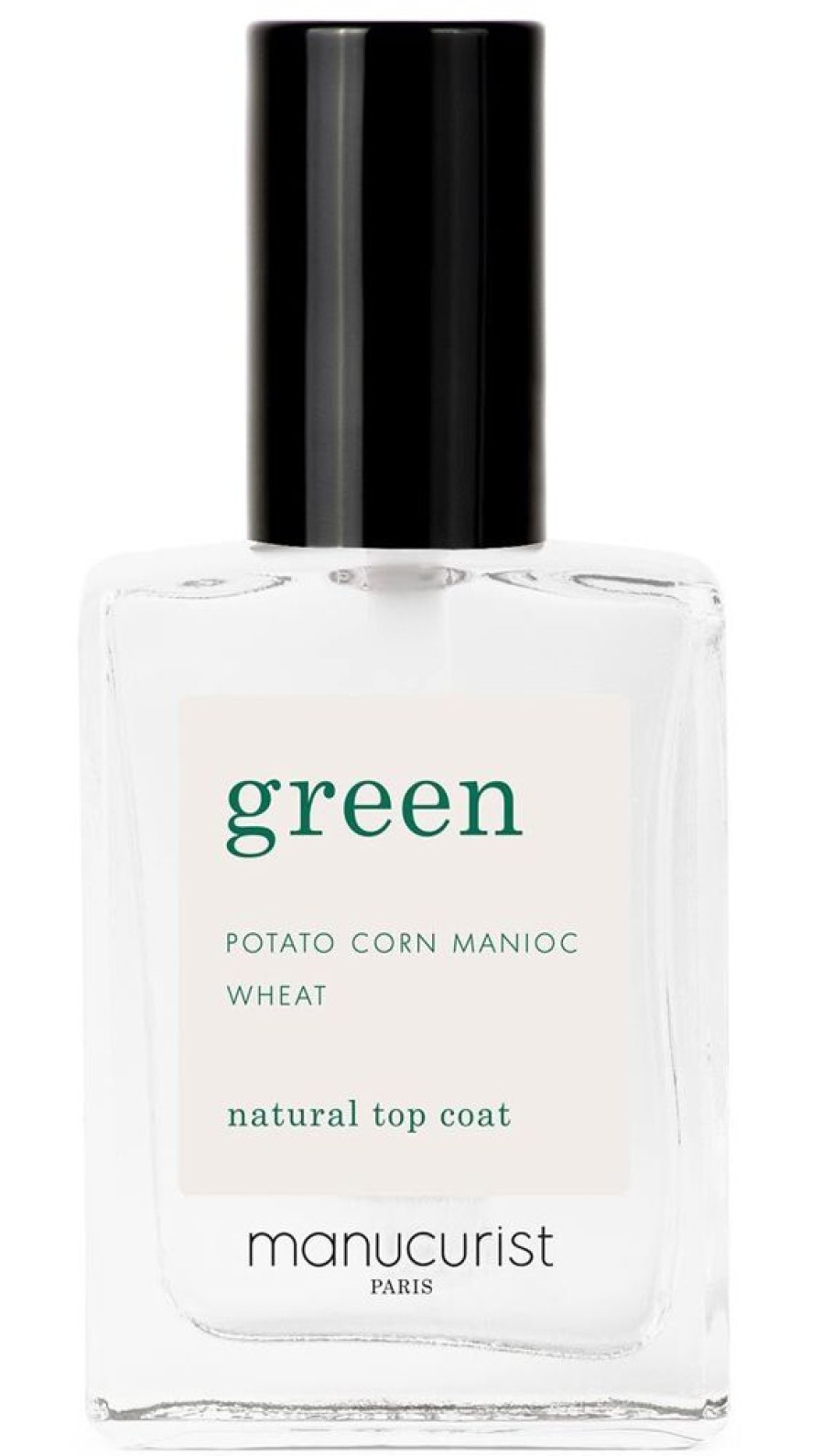 Makeup Manucurist Top Coat & Base Coat | Green Nail Lacquer Top Coat