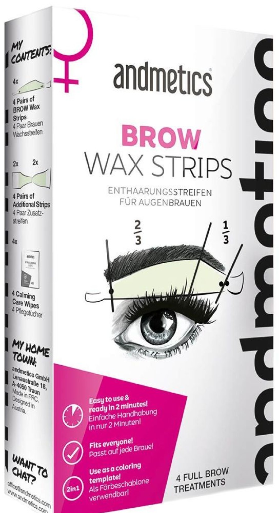 Makeup Andmetics Eyes | Brow Wax Strips Women