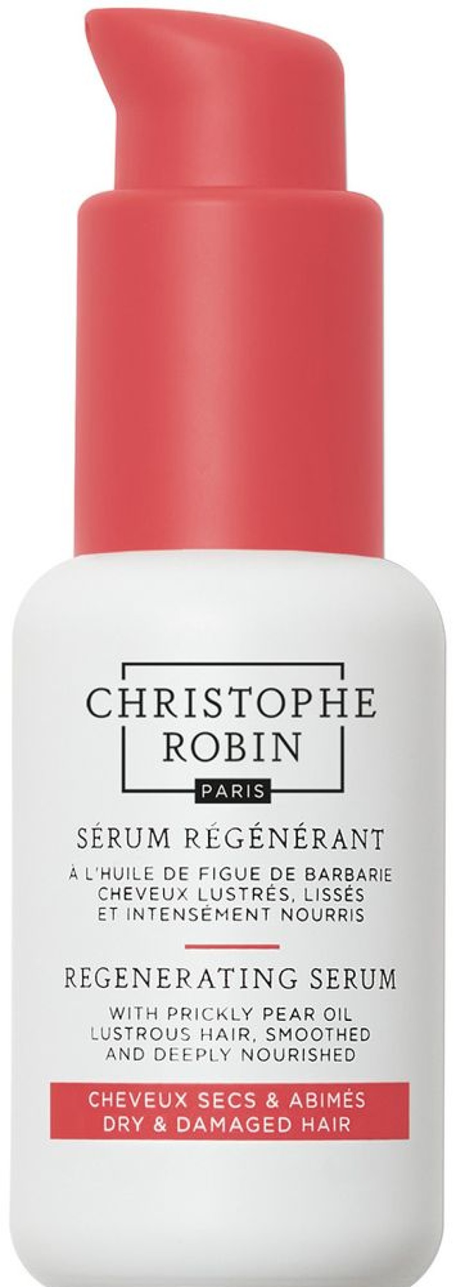 Hair Christophe Robin Heat Protection | Regenerating Serum With Prickly Pear Oil