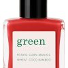 Makeup Manucurist Nail Polish | Green Nail Lacquer Poppy Red