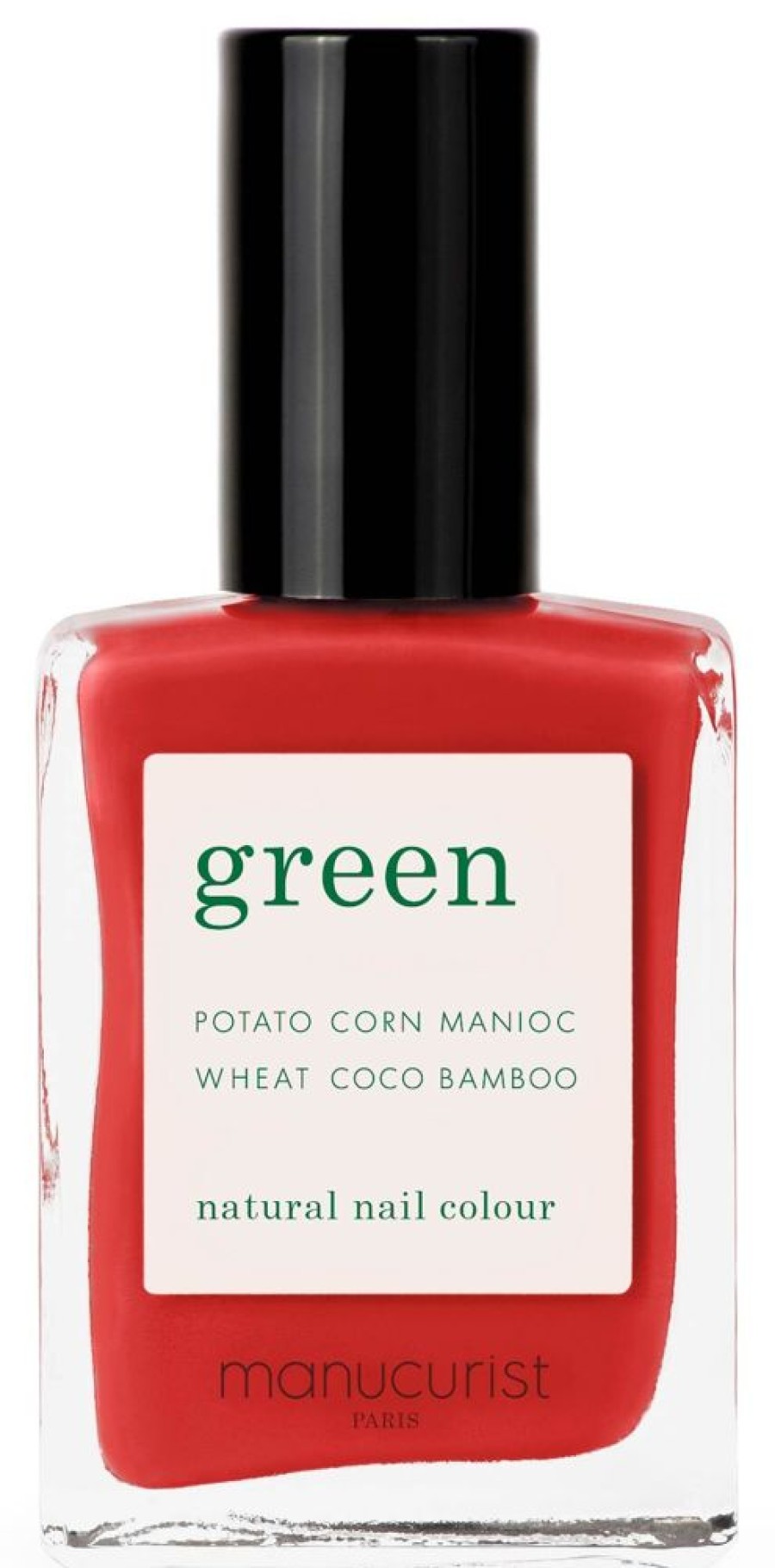 Makeup Manucurist Nail Polish | Green Nail Lacquer Poppy Red