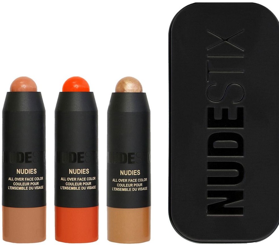 Makeup Nudestix Highlighter | Beachy Nudes Kit