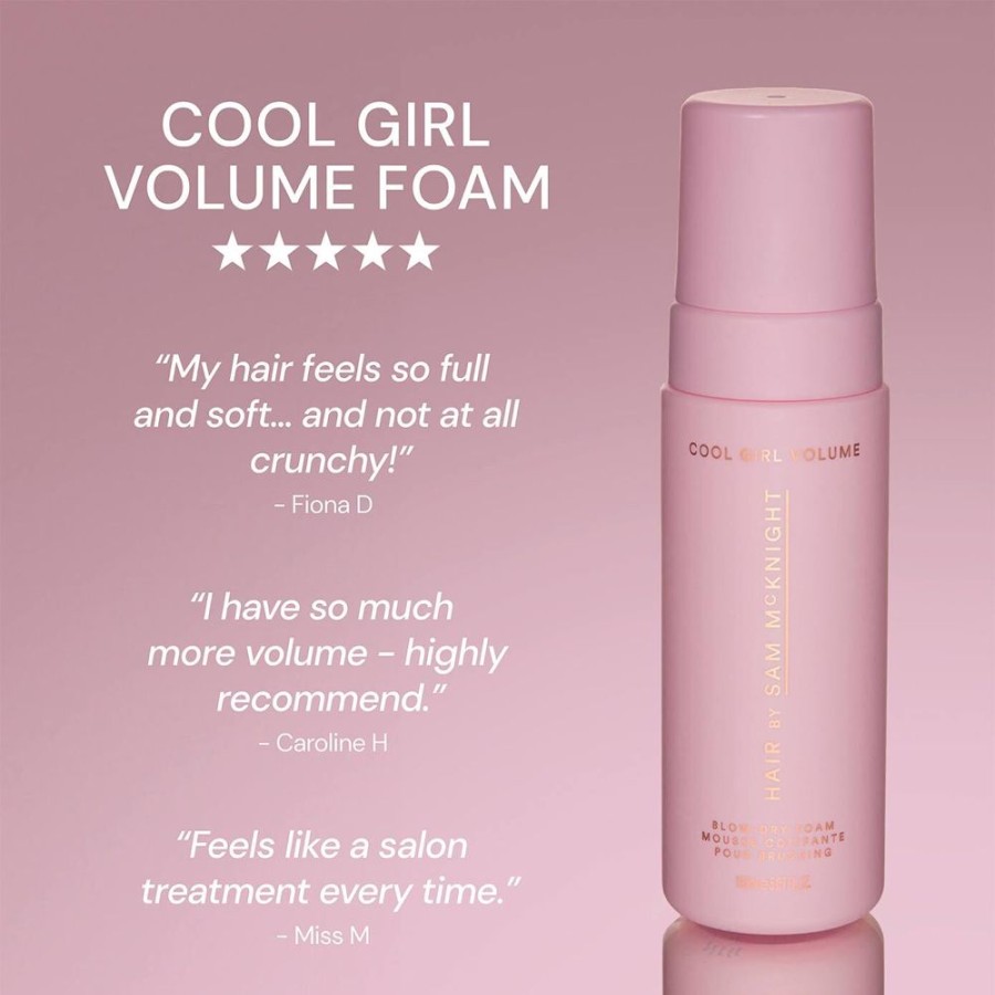 Hair Hair by Sam McKnight Hair Mousse | Cool Girl Volume Blow Dry Foam