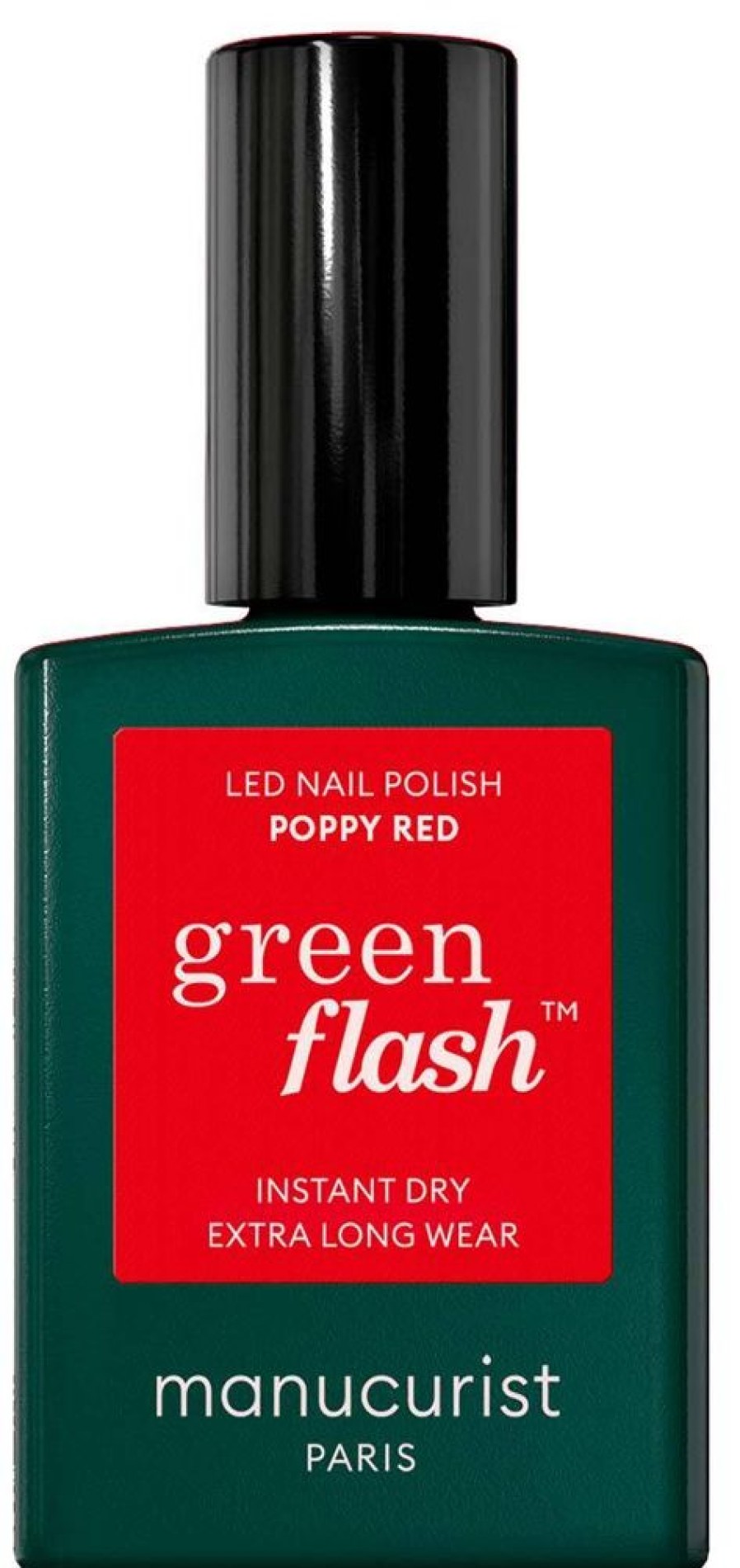 Makeup Manucurist Nail Polish | Green Flash - Poppy Red