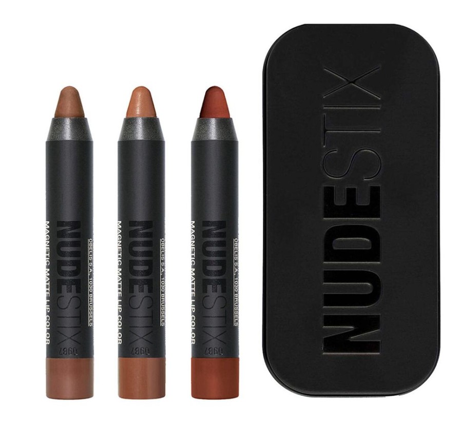 Makeup Nudestix Lipstick | 90'S Nude Lips - Mini 3 Pcs Kit