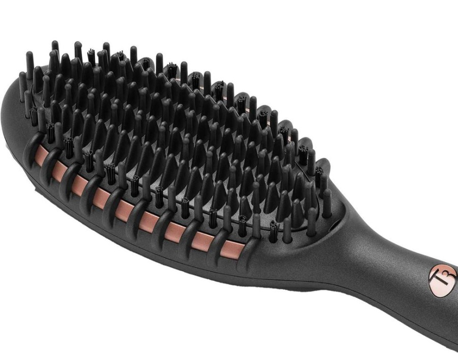 Hair T3 Brushes & Combs | Edge Heated Smoothing & Styling Brush