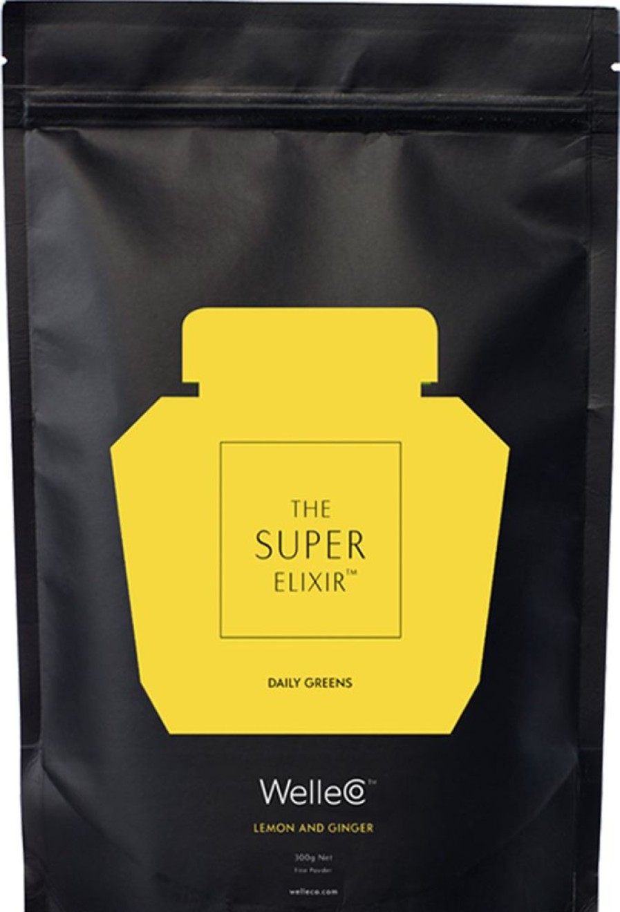 Hair WelleCo Supplements | Super Elixir Greens - Lemon And Ginger